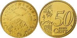 World Coins - Slovenia, 50 Euro Cent, BU, 2008, Vantaa, Nordic gold, , KM:73