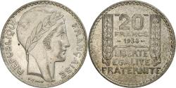 World Coins - France, 20 Francs, Turin, 1938, Paris, Silver, , Gadoury:852, KM:879