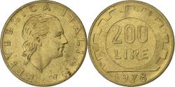 World Coins - Italy, 200 Lire, 1978, Rome, Aluminum-Bronze, , KM:105