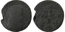 World Coins - France, Louis XIV, Liard, 1698, Tours, Copper, , Gadoury:81