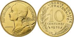 World Coins - France, 10 Centimes, Marianne, 1978, Monnaie de Paris, série FDC