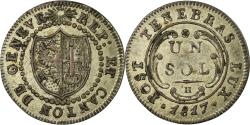 World Coins - Coin, SWISS CANTONS, GENEVA, Sol, 1817, , Billon, KM:116