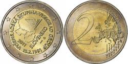 World Coins - Slovakia, 2 Euro, Visegrad Group, 20th Anniversary, 2011, Kremnica, MS(63)