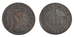 World Coins - Coin, German States, BADEN, Karl Ludwig Friedrich, Kreuzer, 1813,