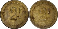 World Coins - France, ., 2 Francs, n.d., , Brass