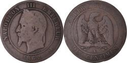 World Coins - Coin, France, Napoleon III, Napoléon III, 10 Centimes, 1862, Bordeaux
