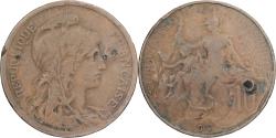 World Coins - France, 10 Centimes, Dupuis, 1917, Paris, Bronze, , Le Franc:F.136