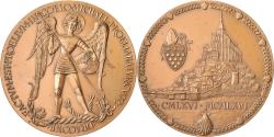 World Coins - France, Medal, Le Mont Saint-Michel, 1964, Bronze, Charon,