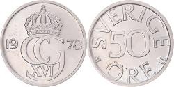 World Coins - Coin, Sweden, 50 Öre, 1978