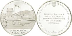 World Coins - France, Medal, La propulsion à réaction, Sciences & Technologies,