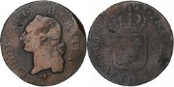 World Coins - France, Louis XVI, Sol, 1791, Lyon, Copper, , Gadoury:350