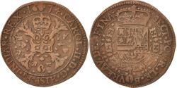 World Coins - Belgium, Token, Spanish Netherlands, Charles II, Bruxelles, Bureau des Finances
