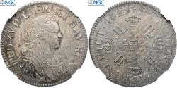 World Coins - France, Louis XV, Ecu aux 8 L, 1725, Limoges, Pedigree, Silver, NGC,