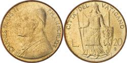 World Coins - Coin, VATICAN CITY, John Paul II, 20 Lire, 1980, Roma, , Aluminum-Bronze