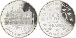 World Coins - Coin, France, Place Saint-Marc, Monuments et Sites d'Europe, 100 Francs-15 Ecus