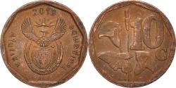 World Coins - Coin, South Africa, 10 Cents, 2013