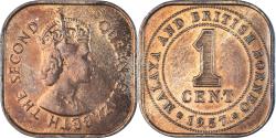 World Coins - Coin, MALAYA & BRITISH BORNEO, Cent, 1957