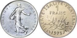 World Coins - France, 1 Franc, Semeuse, 1975, MDP, série FDC, Nickel,
