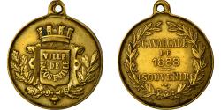 World Coins - France, Medal, Ville de Bacqueville, Normandie, Cavalcade, 1888,