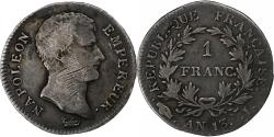 World Coins - France, Napoleon I, Franc, AN 13, Limoges, Silver, , Gadoury:443, Le