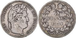 World Coins - Coin, France, Louis-Philippe, 5 Francs, 1834, Paris, , Silver