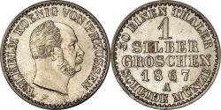 World Coins - German States, PRUSSIA, Wilhelm I, Groschen, 1867, Berlin, Billon,