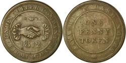 World Coins - Coin, Great Britain, Warwickshire, Birmingham & Risca, Penny Token, 1812