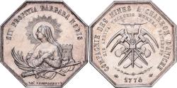 World Coins - France, Token, Compagnie des Mines à Charbon d'Aniche, 1774, Silver