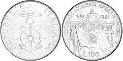 World Coins - Coin, Italy, Centennial of Livorno Naval Academy, 100 Lire, 1981, Rome