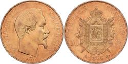 World Coins - France, Napoleon III, 50 Francs, Napoléon III, 1856, Paris, Gold,