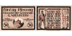 World Coins - Germany, Lauenstein, 50 Pfennig, UNC(63)