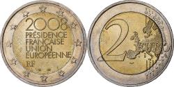 World Coins - France, 2 Euro, European Union Presidency, 2008, Paris, , Bi-Metallic