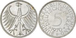 World Coins - Coin, GERMANY - FEDERAL REPUBLIC, 5 Mark, 1970, Munich, , Silver