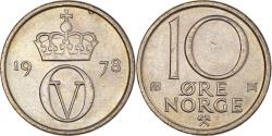 World Coins - Coin, Norway, 10 Öre, 1978
