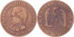 World Coins - Coin, France, Napoleon III, 5 Centimes, 1853, Strasbourg, , Bronze