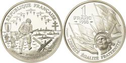 World Coins - Coin, France, Franc, 1993, Paris, BE, , Silver, KM:1014, Gadoury:C38