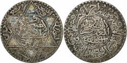 World Coins - Morocco, 'Abd al-Aziz, 1/4 Rial, 2-1/2 Dirhams, AH 1321/1903, Berlin, Silver