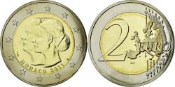 World Coins - Monaco, 2 Euro, 2011, Mariage Princier