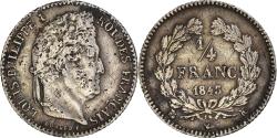 World Coins - Coin, France, Louis-Philippe, 1/4 Franc, 1843, Bordeaux, , Silver