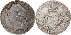 World Coins - France, Louis XV, 1/20 Écu au bandeau, 1747, Lille, Silver,