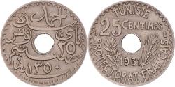 World Coins - Coin, Tunisia, 25 Centimes, 1931