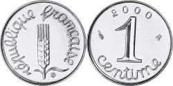 World Coins - Coin, France, Épi, Centime, 2000, Paris, BU, , Stainless Steel