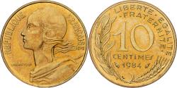 World Coins - Coin, France, Marianne, 10 Centimes, 1984, Paris, série FDC,