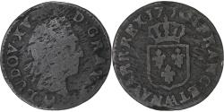 World Coins - France, Louis XV, Liard à la Vieille Tête, 1770, Metz, Copper,