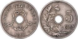 World Coins - Coin, Belgium, 5 Centimes, 1907