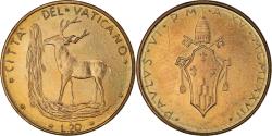 World Coins - Coin, VATICAN CITY, Paul VI, 20 Lire, 1977, Roma, , Aluminum-Bronze