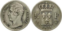 World Coins - Coin, France, Charles X, 1/4 Franc, 1829, Lille, , Silver, KM:722.12