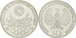 World Coins - Coin, Germany, 10 Mark, Olympics, 1972, Stuttgart, , Silver, KM 135