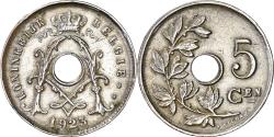 World Coins - Coin, Belgium, Albert I, 5 Centimes, 1923, , Copper-nickel, KM:67