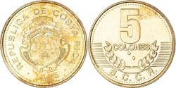 World Coins - Coin, Costa Rica, 5 Colones, 1995
